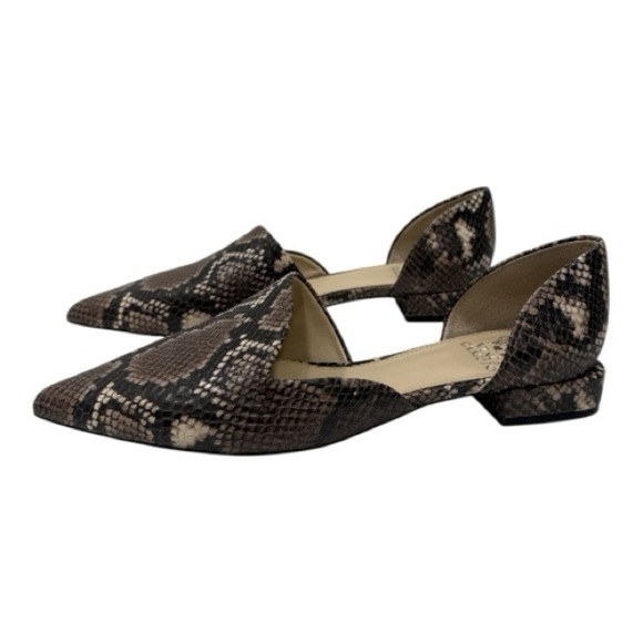 Vince Camuto Brown Snakeskin Loafers Vince Camuto
Cruiz Flats site 8.5 M - Picture 8 of 11